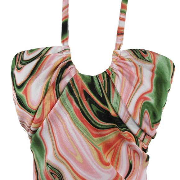 Eloquii Halter Top fabulous Boho Y2K Coachella Retro Summer Size 16 New $64 - Picture 5 of 10